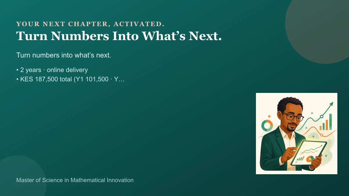 Master of Science in Mathematical Innovation — 16:9 Open Graph card