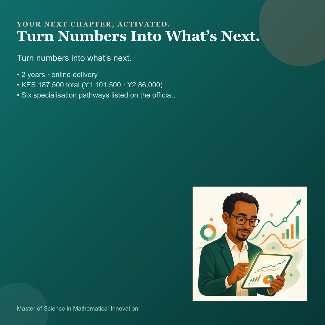 Master of Science in Mathematical Innovation — 1:1 share card