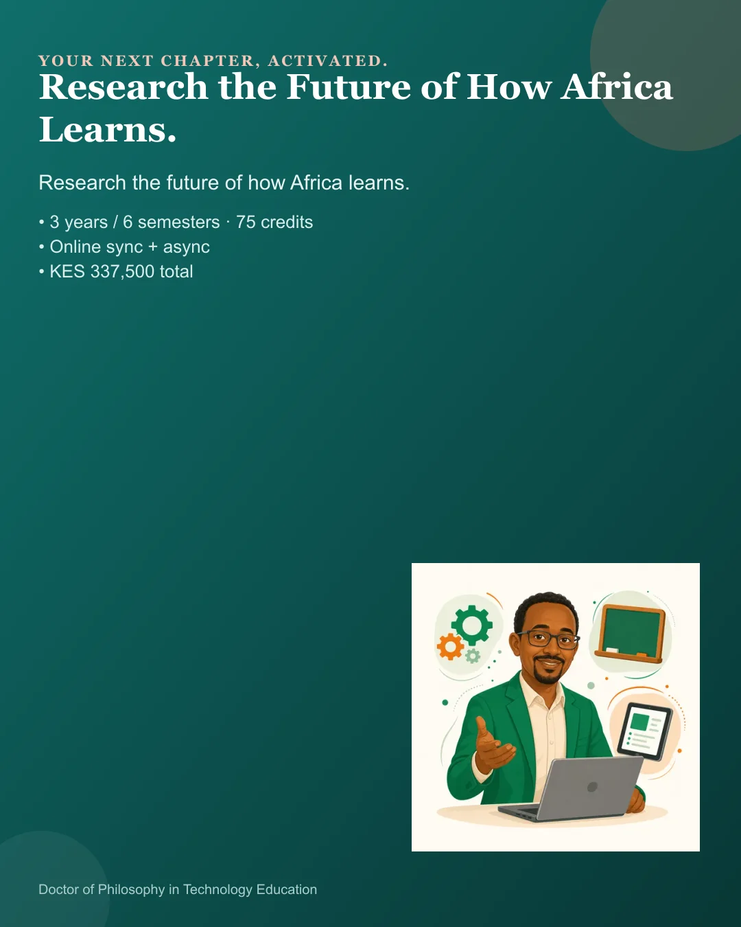 Doctor of Philosophy in Technology Education — 4:5 feed card